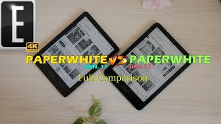 Amazon Kindle Paperwhite Gen 11 vs Gen 12 Comparison [upl. by Lamond]