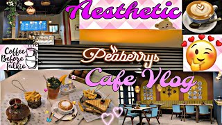 Brand New 🤩 Peaberrys Cafe  Aesthetic Cafe😍 In Howrah Maidan  Platina Mall 🤯🤩 [upl. by Hako]