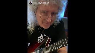 Brian May teaches you “Bohemian Rhapsody” guitar solo  Instagram story [upl. by Jumbala]