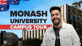 Monash University Australia  Campus Tour  Leap Scholar ft tusharbareja2373 [upl. by Chaddy]