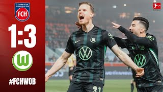 FC Heidenheim vs VfL Wolfsburg  13  Highlights  Bundesliga 2024 [upl. by Anayd]