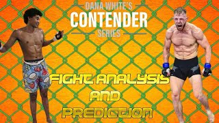 Contender Series Joey Hart vs Benjamin Bennett Fight Analysis amp Prediction Week 6 [upl. by Polad5]