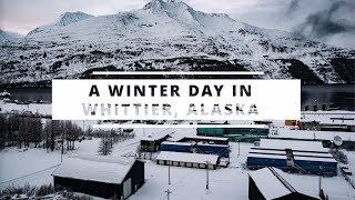 A day in Whittier Alaska in winter  Remote Alaska [upl. by So]