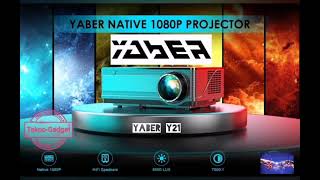 Proyector Yaber Y21 Full HD 1080P 7800 lumenes pantalla desde 50 hasta 300 pulgadas [upl. by Ohcirej]