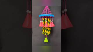 Wind chime craft idea shorts youtubeshorts craftideas diy windchime [upl. by Hailahk]