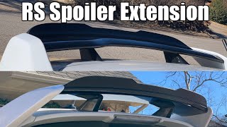 Installing a SpoilerKing Focus RS Spoiler Extension [upl. by Naellij]