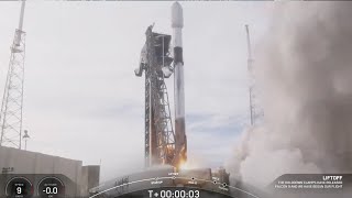 Blastoff SpaceX launches 23 Starlink satellites from Florida nails landing [upl. by Moberg]