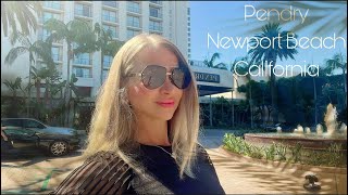 Pendry Hotel Newport Beach California Room and Walking Tour and my Honest Review [upl. by Suirrad]