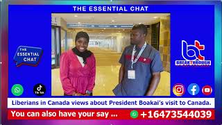 Liberians speaking about President Boakai’s visit to Canada [upl. by Hasseman]