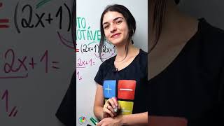 Vamos aprender produto notável hematematica 🧠👩🏻 [upl. by Oilime]