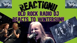 REACTION Old Rock Radio DJ REACTS to WINTERSUN ft quotSons of Winter amp Starsquot Sonic Pump Studios [upl. by Goldsworthy]