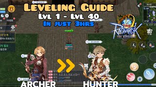 Archer  Hunter Leveling Guide  Double Strafe Build  The Ragnarok SEA [upl. by Aidaas]