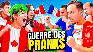 La GUERRE DES PRANKS  CANADA vs FRANCE Ft Bilel Willibed [upl. by Armyn]