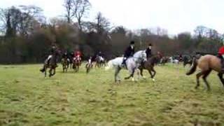 Re Aberford Hunt  Boxing Day 2007  Warmup [upl. by Naaman]