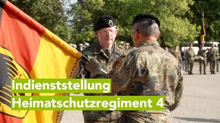 MV Spezial Heimatschutzregiment 4 in Dienst gestellt [upl. by Jillana]