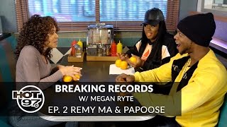 Remy Ma and Papoose on Ep 2 of Breaking Records w Megan Ryte [upl. by Arocal]