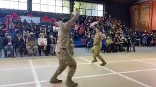 militares bailando cueca en mi querido chile [upl. by Ramma]