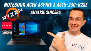 Review Acer Aspire 3 Ryzen 5  8GB 256GB SSD Placa Vídeo 2GB Windows 10 Modelo A315 23G R2SE [upl. by Coriss]