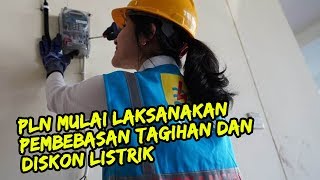 PLN Mulai Laksanakan Pembebasan Tagihan dan Diskon Listrik [upl. by Alleoj]