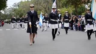 Liceo Naval Ate Storni desfile 25 de Mayo 2016 en Corrientes [upl. by Hilton819]