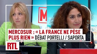 Mercosur  quotLa France ne pèse plus rienquot Débat Florence Portelli  Isabelle Saporta [upl. by Learsiy]