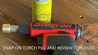 Snap on torch review how to fill [upl. by Naujek]