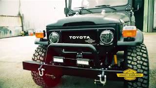 Legacy Overland 1985 Toyota Land Cruiser matte black open top [upl. by Kired736]