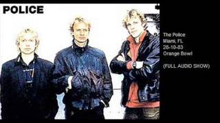 THE POLICE  Miami FL 281083 quotOrange Bowlquot FULL SHOW AUDIO [upl. by Maximo]