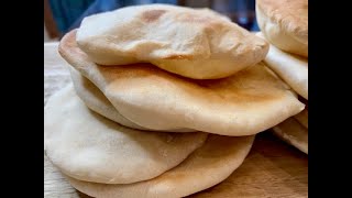 How to Make Homemade Pita Bread  A Pinch Of Adventure [upl. by Ashla]