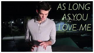 Justin Bieber  As Long As You Love Me Nathan Morris Cover [upl. by Romeo]