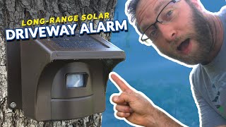 Best Driveway Alarm System  eMacros Solar Driveway Security Alarm Review [upl. by Danny]