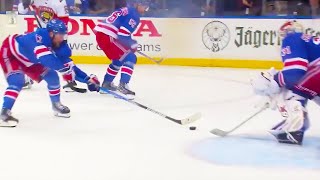 Alexis Lafreniere Own Goal on Igor Shesterkin  Rangers Panthers  Eastern Conference Finals Game 1 [upl. by Enerak]