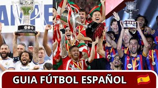 ¿CÓMO FUNCIONA EL FÚTBOL EN ESPAÑA LIGAS COPAS PLAZAS EUROPEAS [upl. by Rosalinda13]