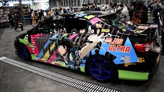 Itasha Cars by Senpai Squad at Anime NYC 2021 My Hero Academia Demon Slayer DanMachi [upl. by Llertnac519]