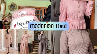 MODANISA TRY ON HAUL  Modest long dresses [upl. by Edette]