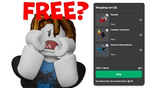 Everything on Roblox is Free [upl. by Tterrej]