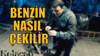 Motordan benzin nasıl çekilir  Hortumla benzin çekmek [upl. by Alsi]