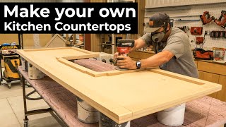 How to Build Countertops  Simple Step by Step Guide [upl. by Amathiste938]