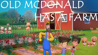 Old Mcdonald Has A Farm Kids Best Song [upl. by Elbon]