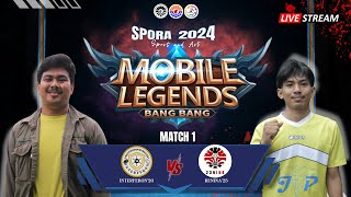 SEMI FINAL MOBILE LEGEND SPORA INTERFERON20 VS RENINA23 [upl. by Noryb174]