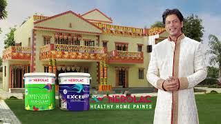 Nerolac Paints for Wedding Ad feat Shah Rukh Khan  Decorative Painting with Eco and Excel Total [upl. by Garlaand238]