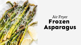 CRISPY Air Fryer Frozen Asparagus [upl. by Gerick]