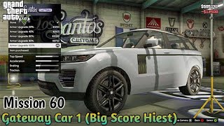 Gateway Car 1 Big Score Hiest Mission 60 GTA 5 [upl. by Sakiv]