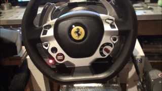 Thrustmaster T500RS add on TX Racing Wheel Ferrari 458 [upl. by Zumwalt]