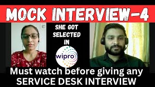 Service Desk Mock Interview Practice Session 4  QnA for service desk interview by Callmepandeyji [upl. by Fineman]