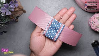 ASMR Ribbon Bows step by step 🎀 Beautiful bows for your princes ElysiaHandmade [upl. by Nnylyma783]