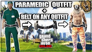 GTA 5 Online  How To Get PARAMEDIC Outfit amp Transfer Belt On ANY Outfit NO TRANSFER GLITCH 169 [upl. by Eidnac176]