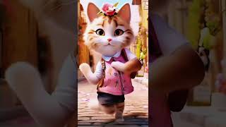 Patali Kamariya Mori catdance cute love ❤ [upl. by Hadias]