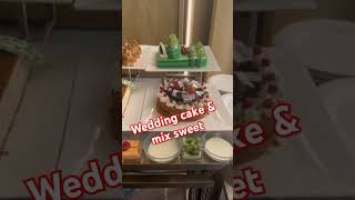 Wedding cake amp mix sweet shortvideoriyadhsaudiarabia widdingcakeNarcissusRoyalHotel [upl. by Nylsirk]