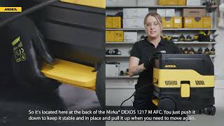 Mirka® DEXOS Dust Extractor Brake Keep It Steady with Ease [upl. by Ahselak5]